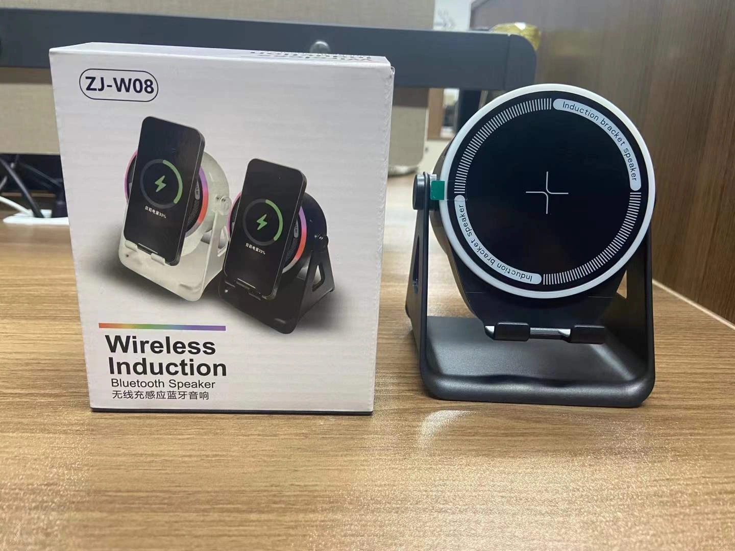 ZJ-08 Magnetic attraction automatic sensing instant connection Bluetoose-free stereo small speaker desktop. detail image 9