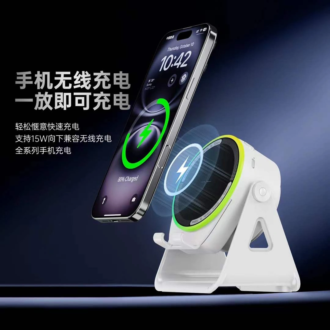 ZJ-08 Magnetic attraction automatic sensing instant connection Bluetoose-free stereo small speaker desktop. detail image 6