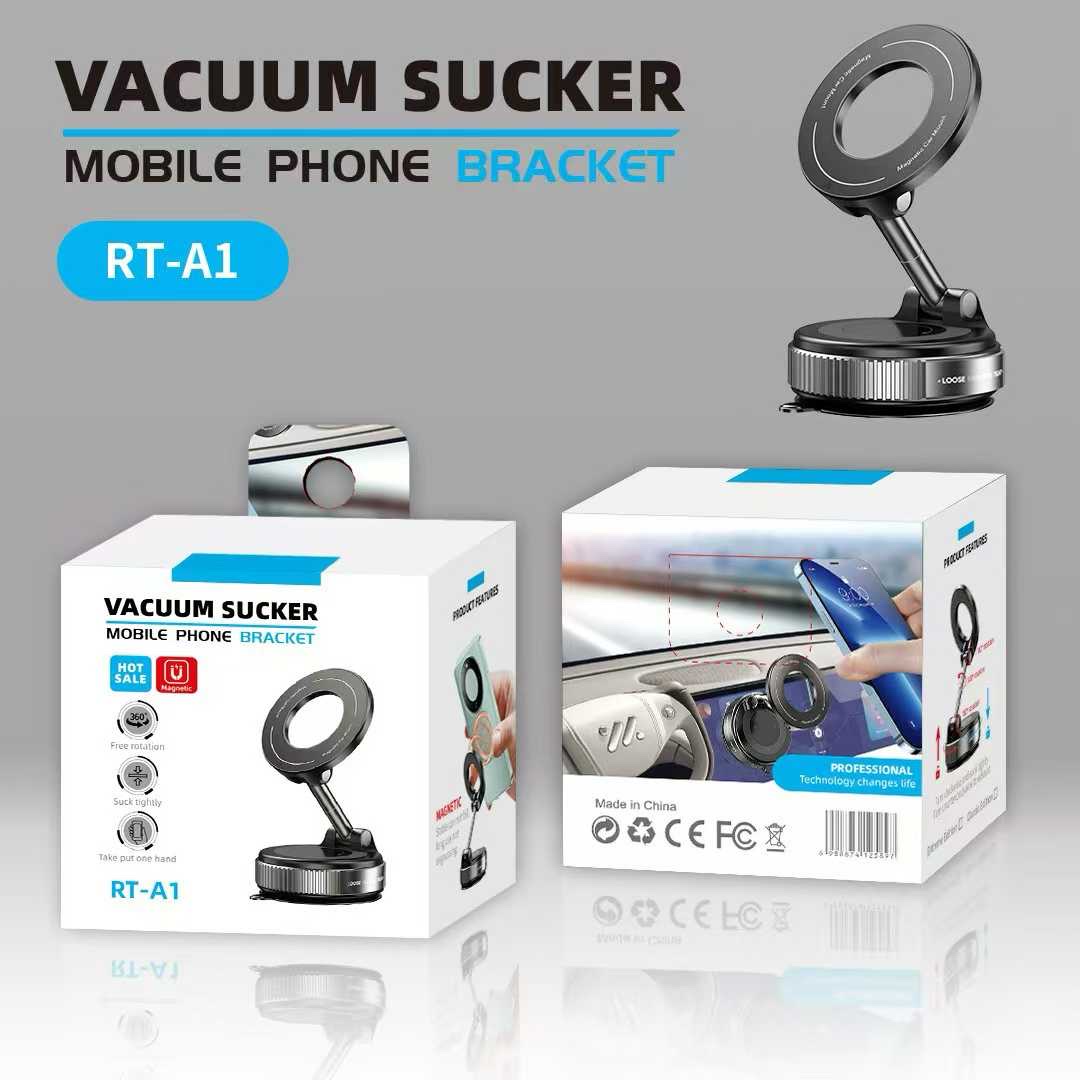 RT-A1 Double-sided powerful magnetic phone stand, multi-functional foldable ring stand, home adjustment for lazy people. Specification image