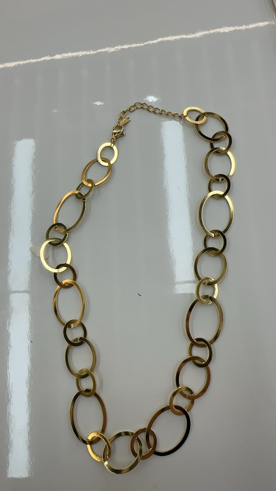 European and American style necklaces, fashionable and simple metal chains, versatile women's accessories, long and trendy accessories detail image 2