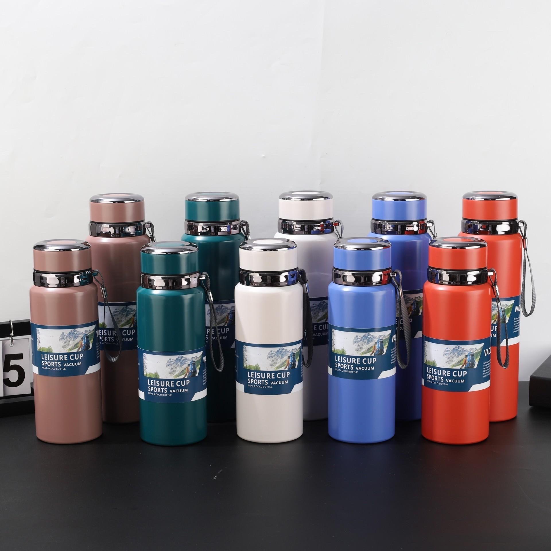 Wholesale of cross-border 316 stainless steel sun flasks, insulated cups, business household water kettles, simple outdoor sports water cups full figure