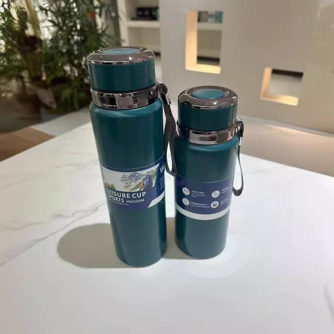 Wholesale of cross-border 316 stainless steel sun flasks, insulated cups, business household water kettles, simple outdoor sports water cups Specification drawing