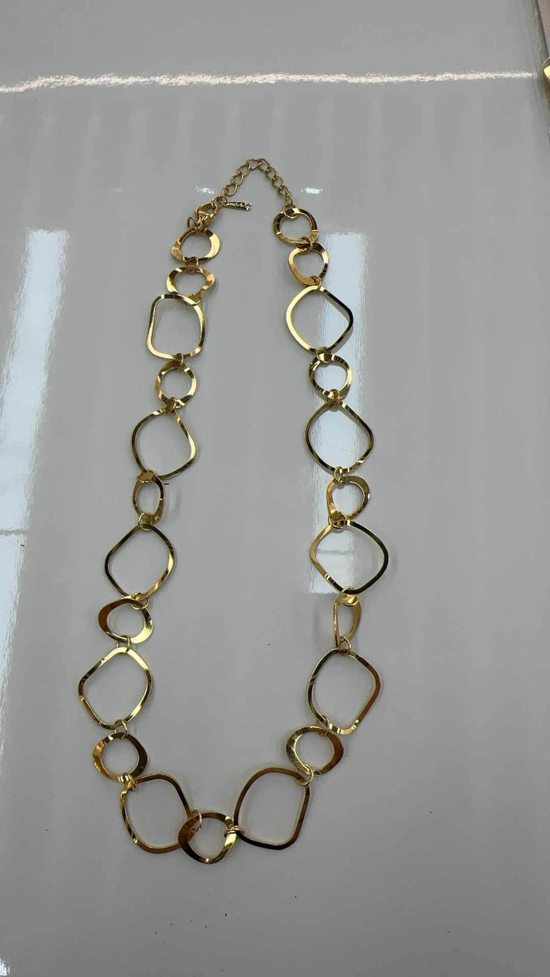 欧美风格项链 时尚简约金属链条百搭女饰品长款潮流配饰