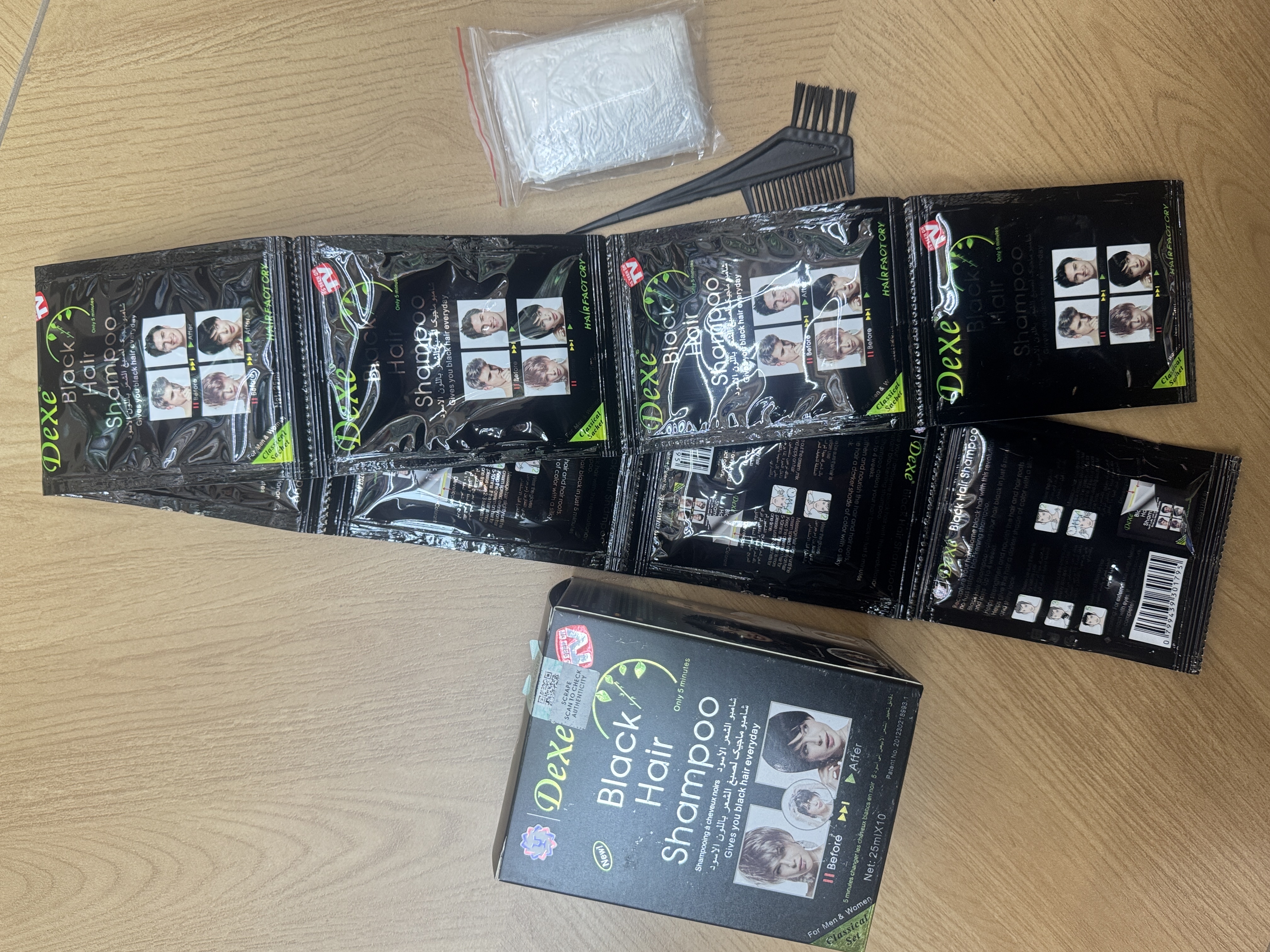 DAXE染发剂、60盒、一盒10包详情图1