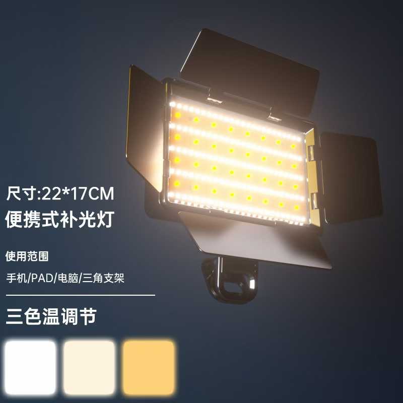 RL-560 outdoor live photography with three-color temperature fill light