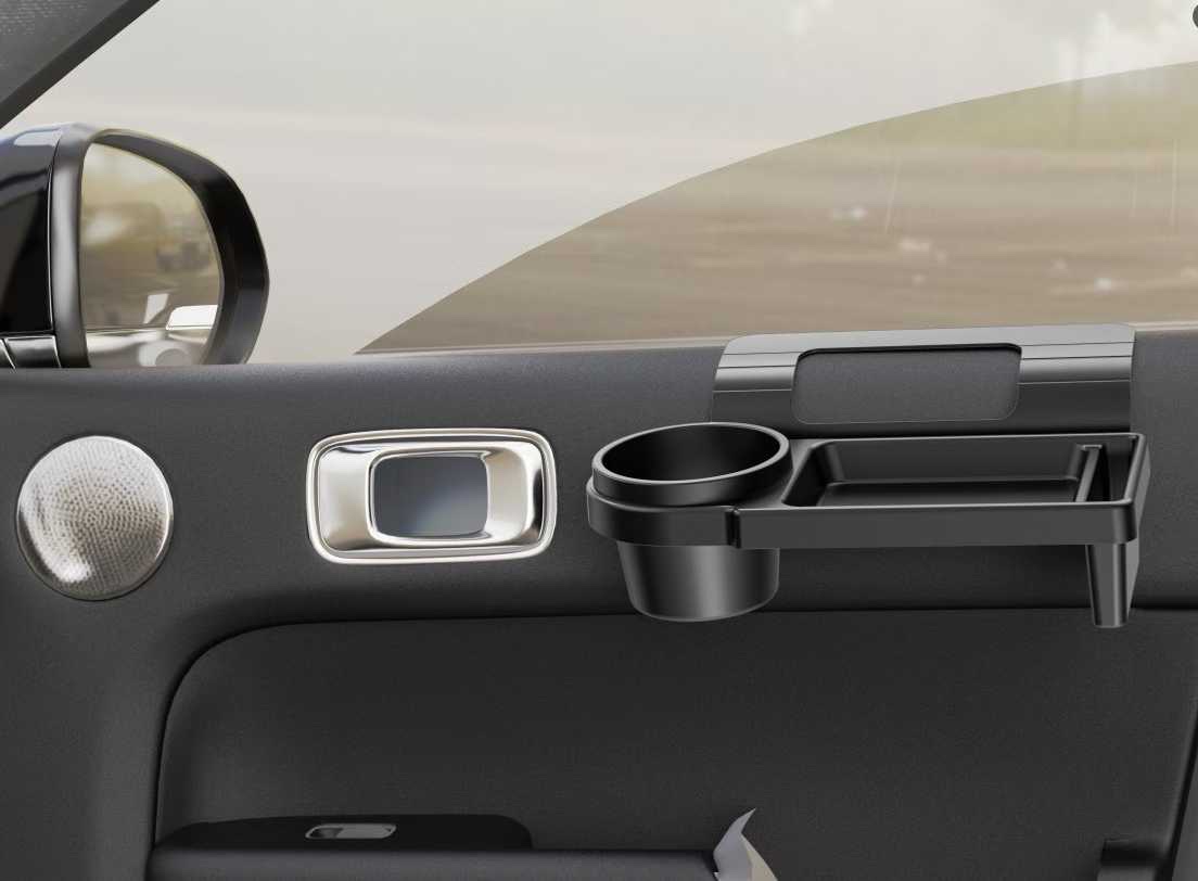 K822车载多功能手机置物盒汽车钥匙收纳车窗门边杂物水杯架车窗详情图8