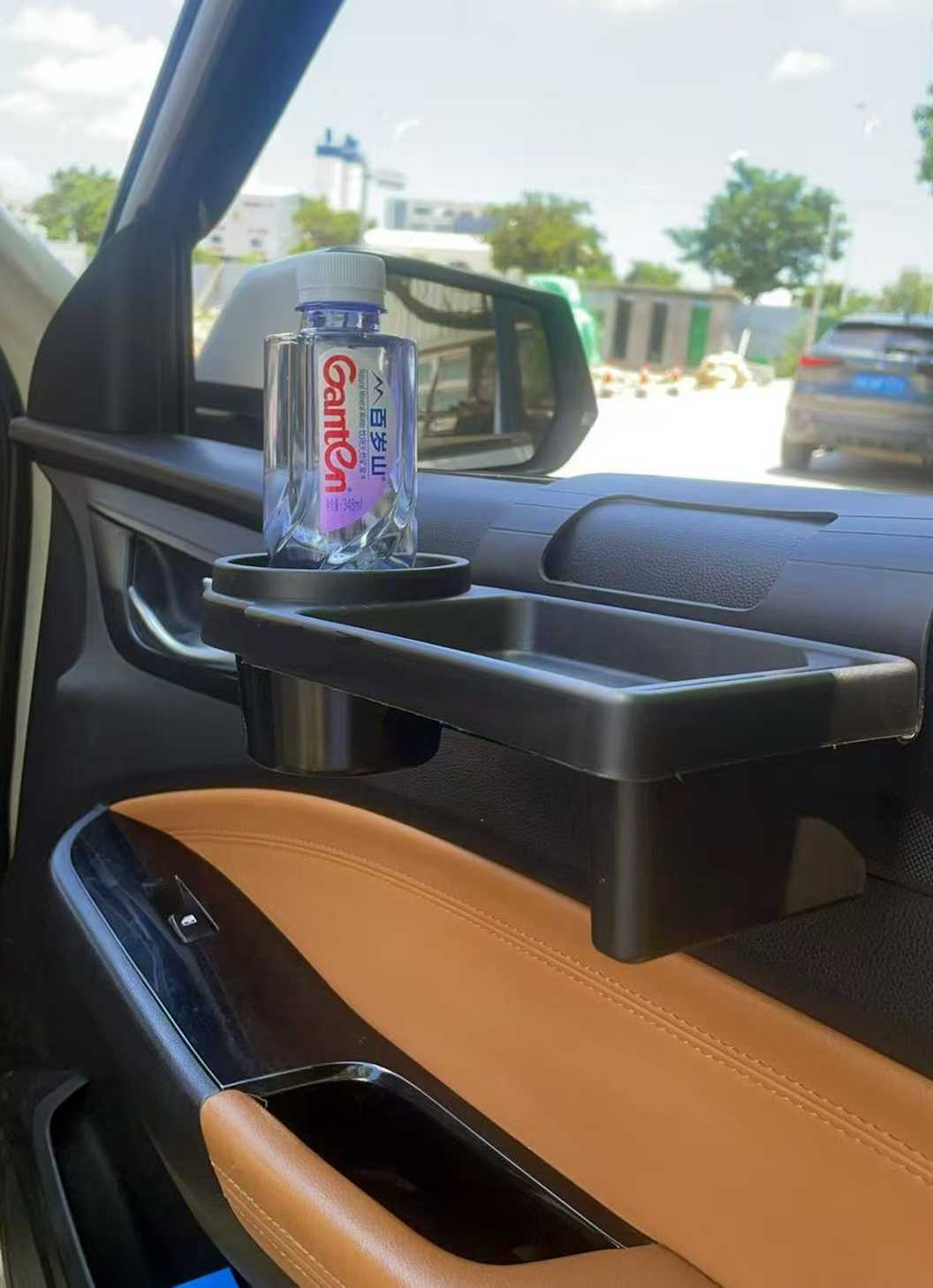 K822车载多功能手机置物盒汽车钥匙收纳车窗门边杂物水杯架车窗详情图9