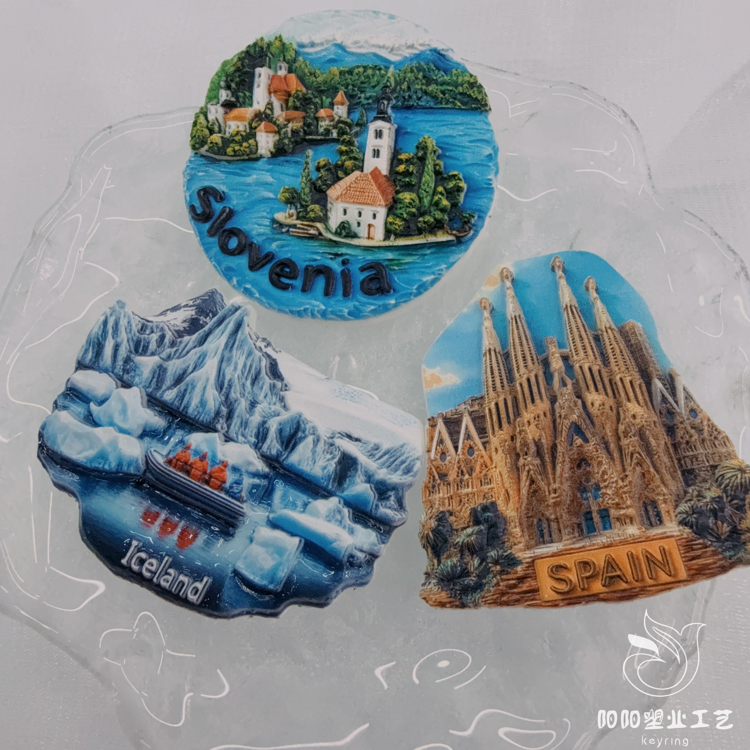 源头厂家3D立体树脂创意冰箱贴意大利罗马旅游纪念品冰箱磁贴批发