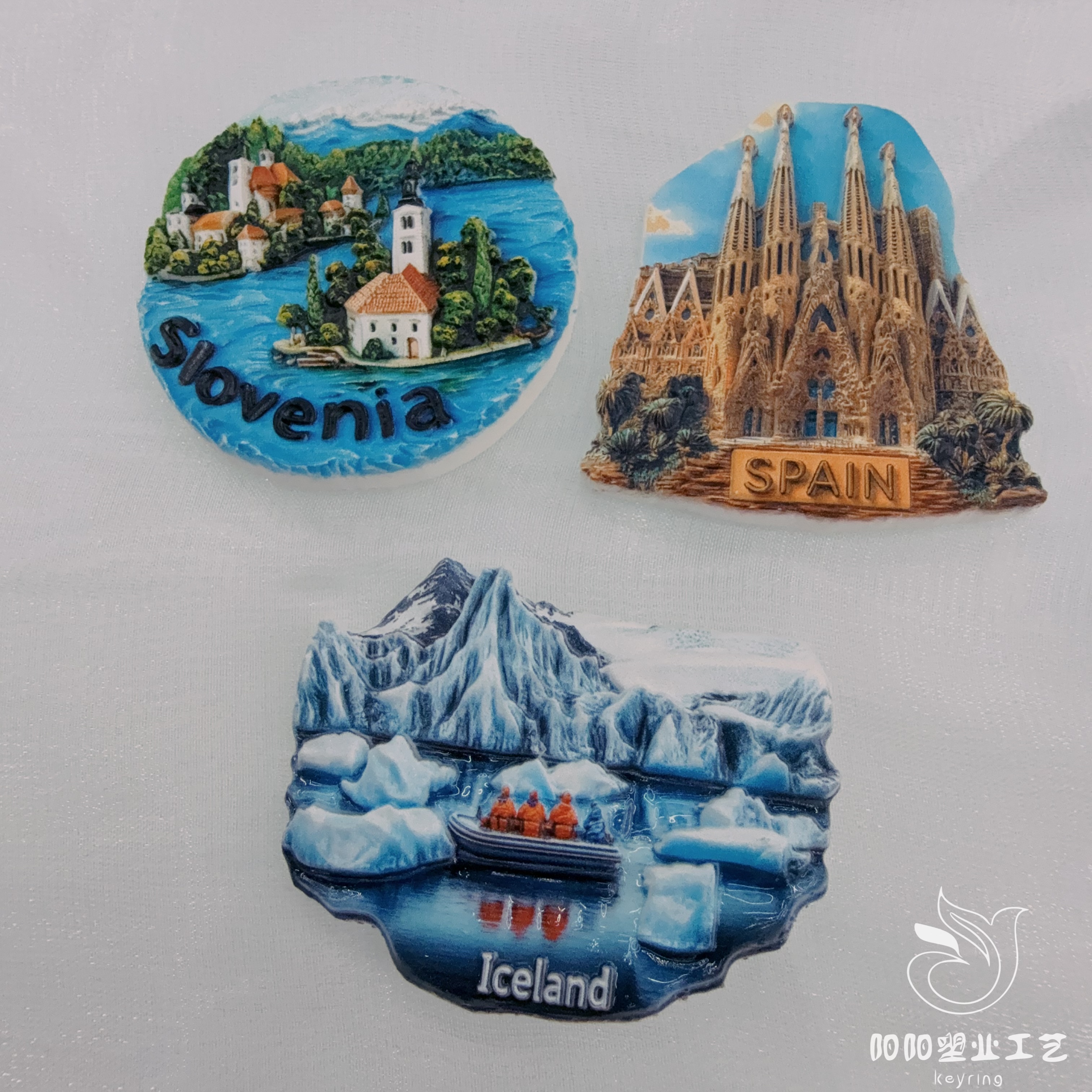 Fuente fabricante 3D resina estereoscópica creativo refrigerador stickers italia roma viaje recuerdos refrigerador magnetic stickers wholesale Item Picture