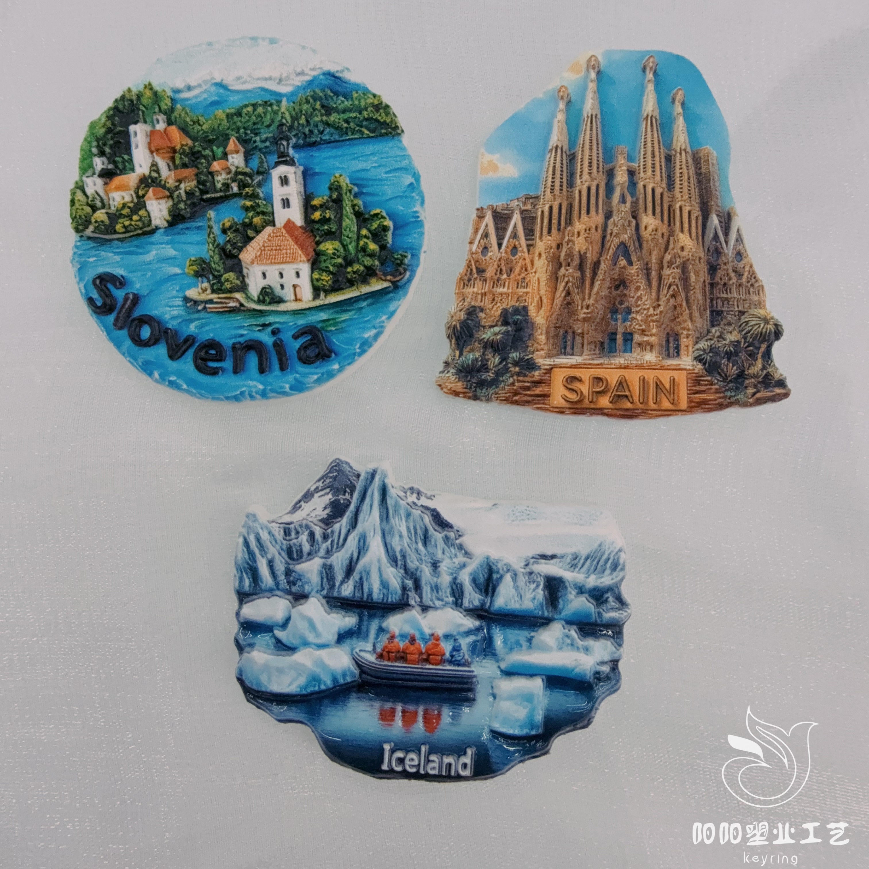 Fuente fabricante 3D resina estereoscópica creativo refrigerador stickers italia roma viaje recuerdos refrigerador magnetic stickers wholesale Specification image