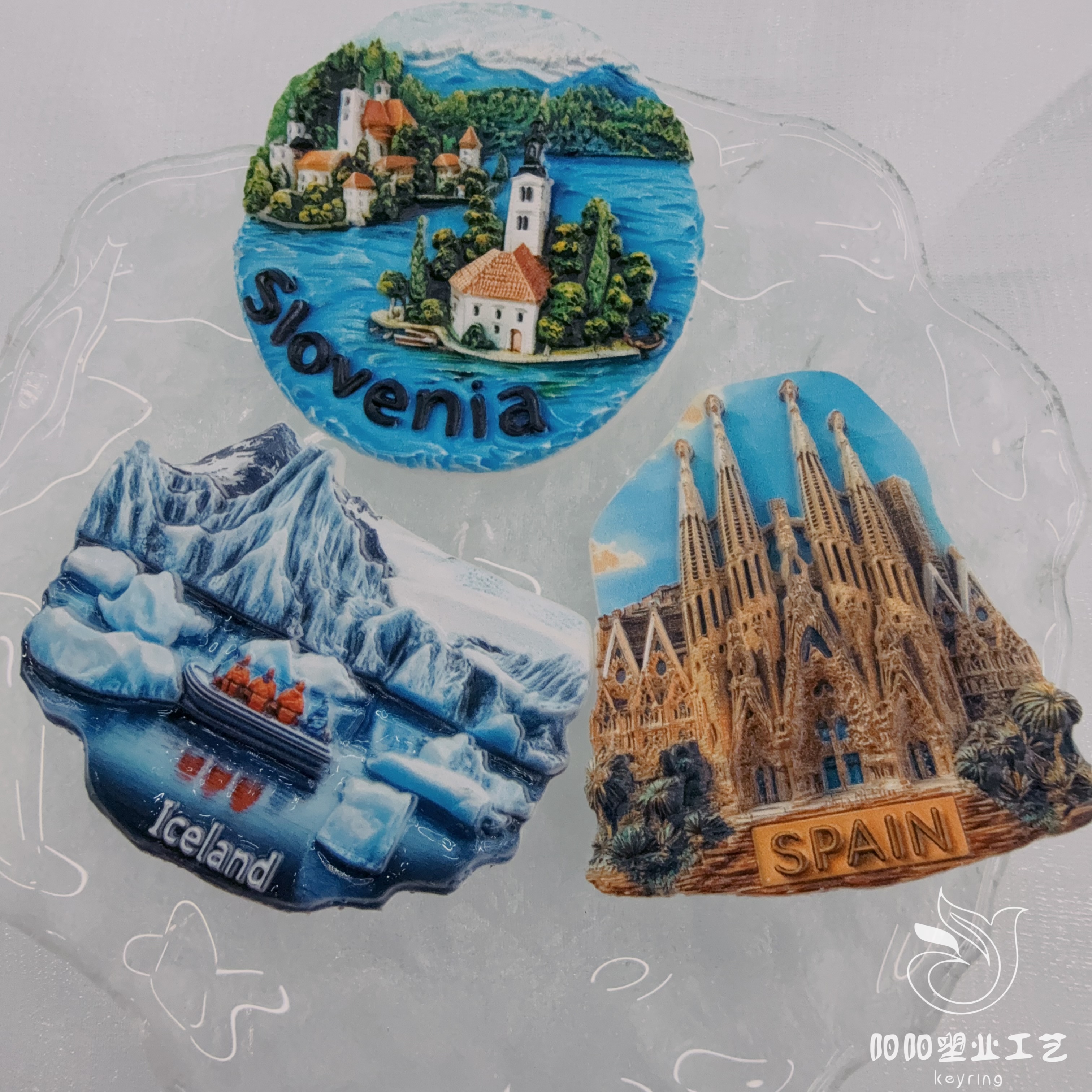 Fuente fabricante 3D resina estereoscópica creativo refrigerador stickers italia roma viaje recuerdos refrigerador magnetic stickers wholesale details Picture