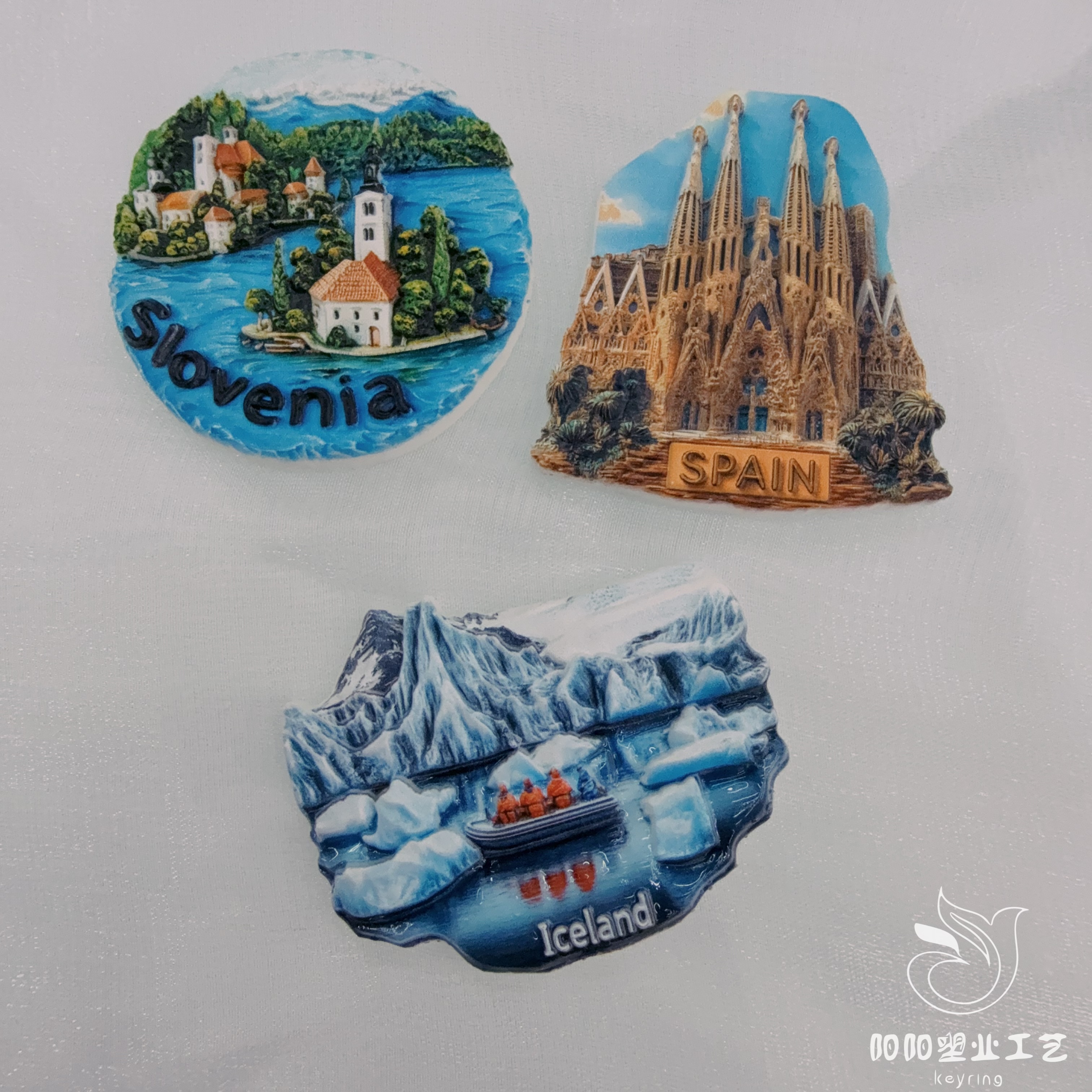 Fuente fabricante 3D resina estereoscópica creativo refrigerador stickers italia roma viaje recuerdos refrigerador magnetic stickers wholesale Application Scenario
