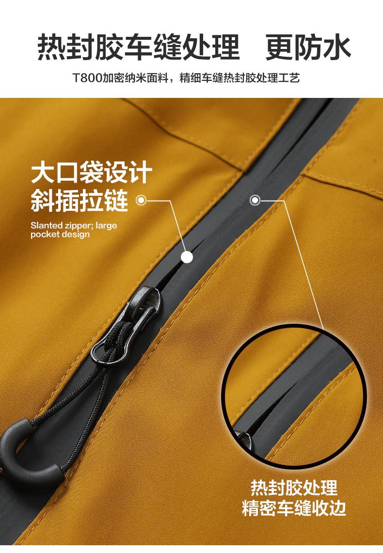 Sportswear and casual down jacket 90 down for men and women, warm, light and thin outdoor sportswear for spring and autumn, fashionable and casual outerwear detail image 5