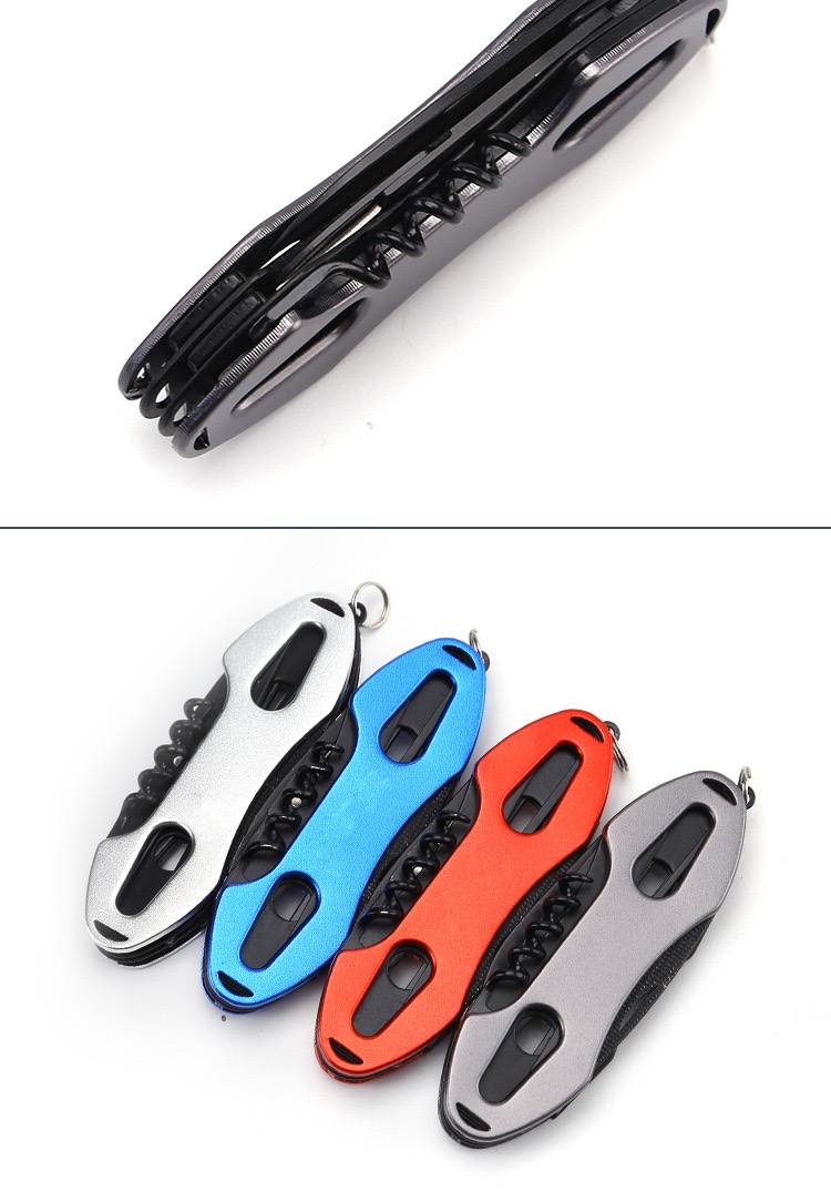 Outdoor tool knife, portable five-in-one, foldable, self-defense, package opening, multi-functional knife and pliers, multi-purpose detail image 5