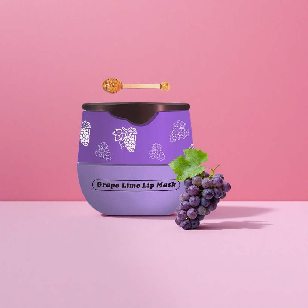 DUACJIEO Grape lip mask Moisturizing and hydrating Lip Balm Repairing Dry and cracked lips Lip Magic Tool Lip Mask Specification image