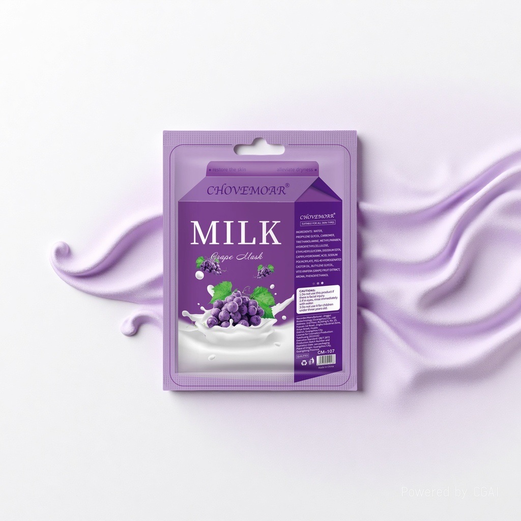 CHOVEMOAR Milk Hydrating MASK VC Brightening Mask to Improve Dullness Application Scenario