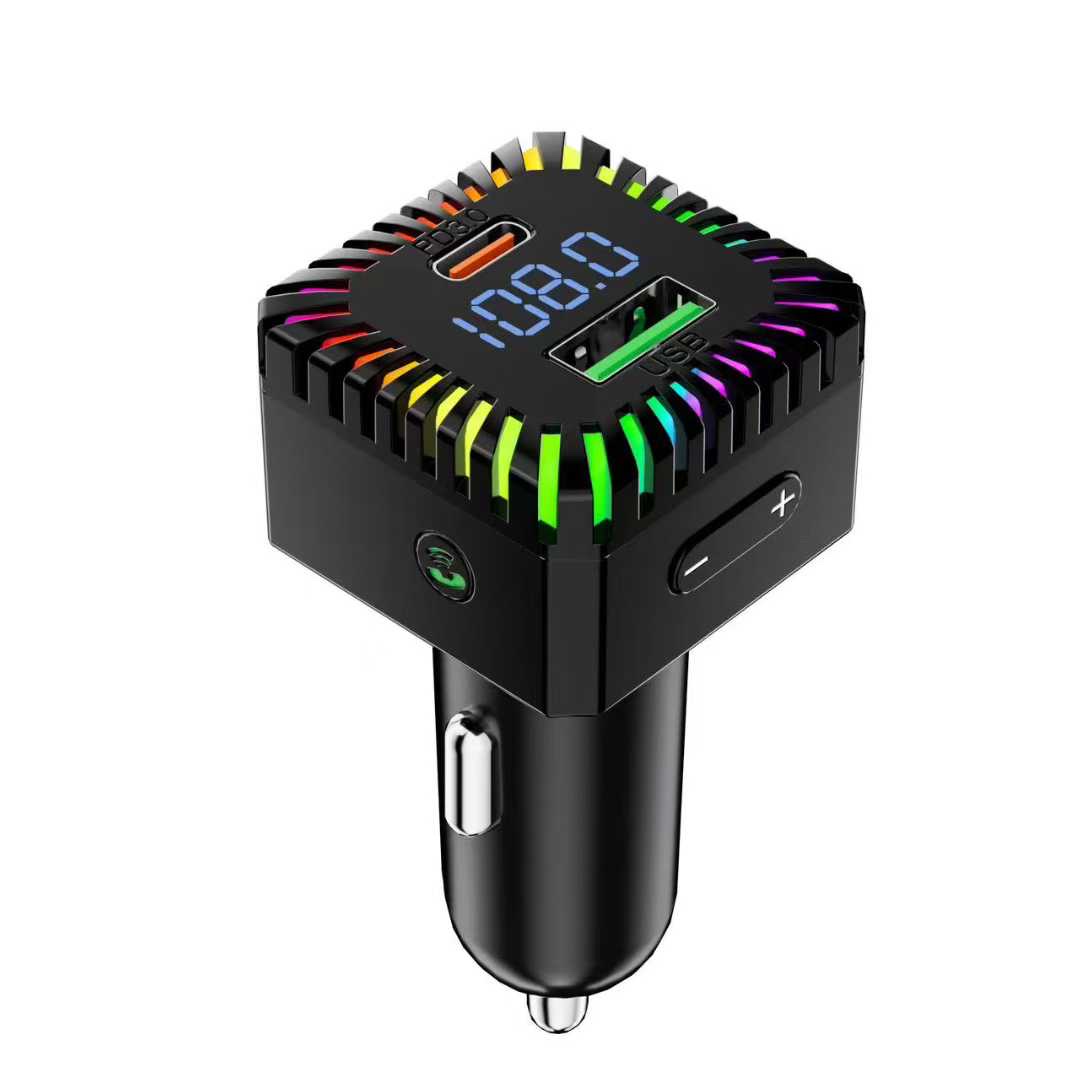 M39 car fast charging, USB12-24w seven-color ambient lighting.