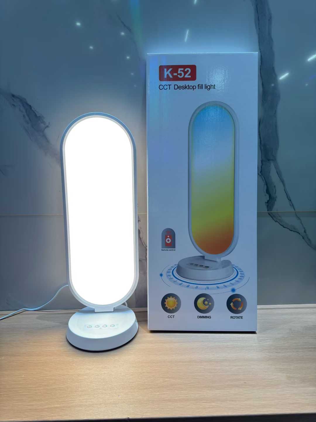 K-52 Three-color desktop fill light.