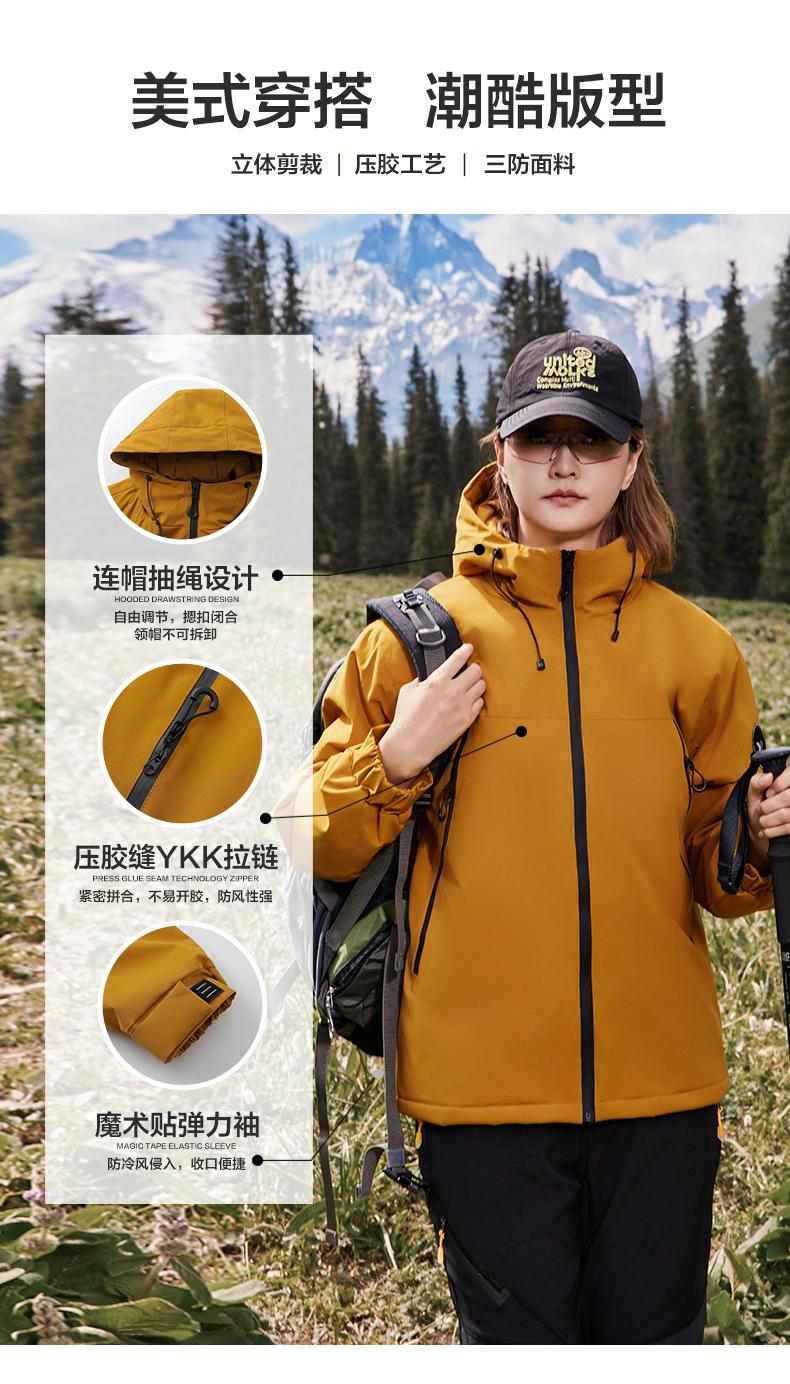 Sportswear and casual down jacket 90 down for men and women, warm, light and thin outdoor sportswear for spring and autumn, fashionable and casual outerwear detail image 4
