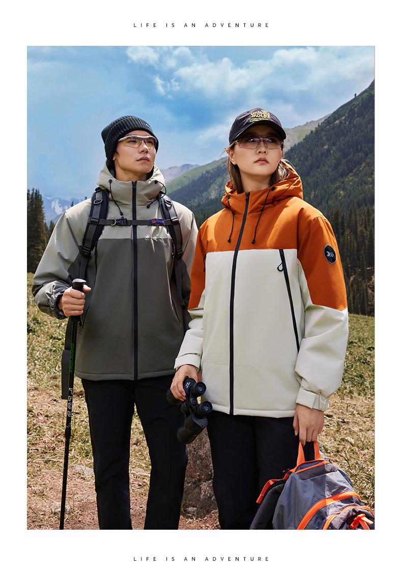 Sportswear and casual down jacket 90 down for men and women, warm, light and thin outdoor sportswear for spring and autumn, fashionable and casual outerwear Application Scenario