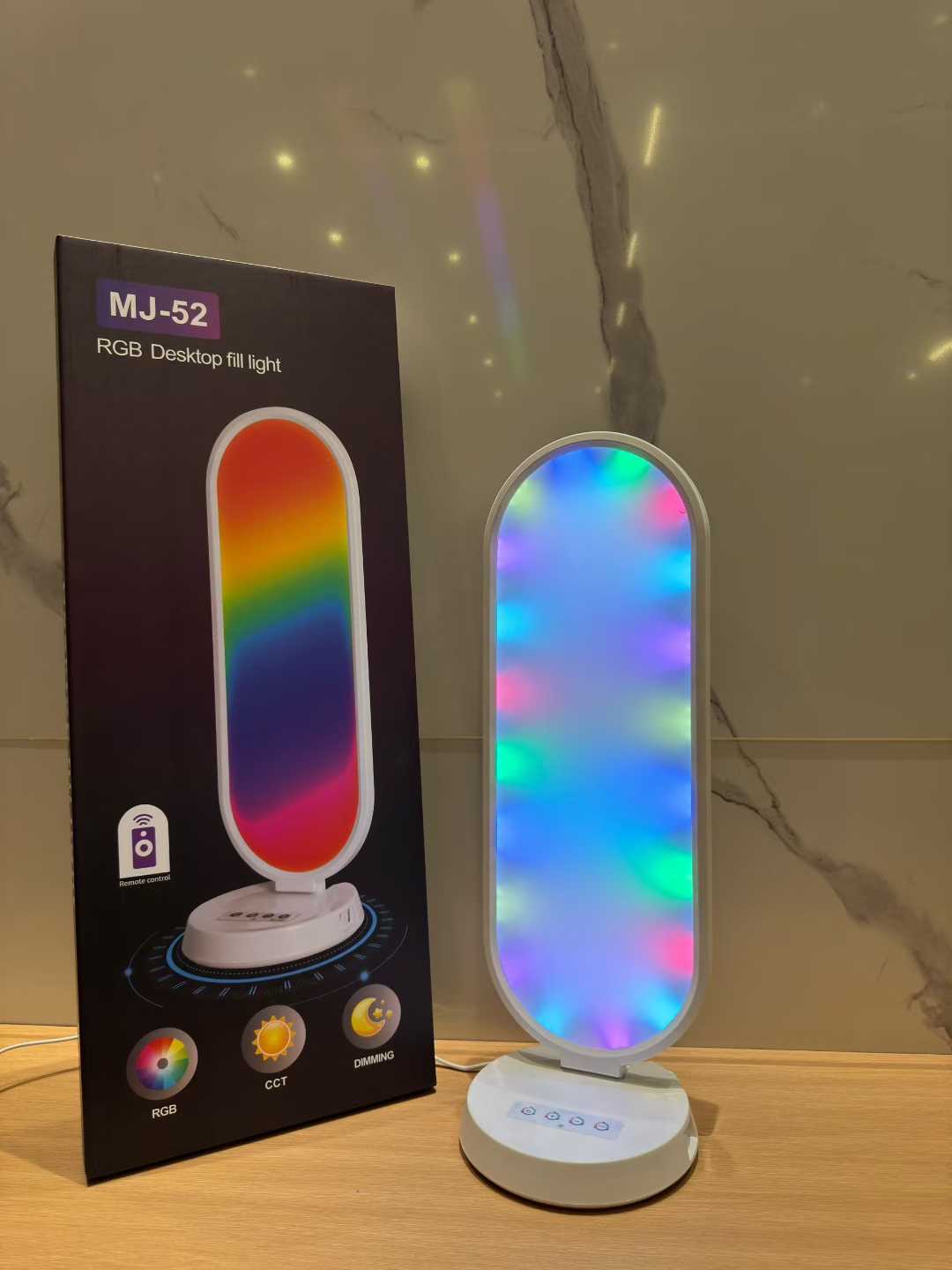 Mj-52 RGB color fill light. Specification image