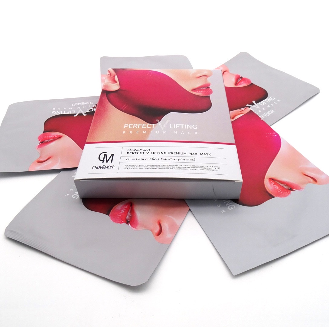 CHOVEMOAR Chin Patch, V-shaped patch, Lifting patch, Sleeping mask, lifting and shaping double chin