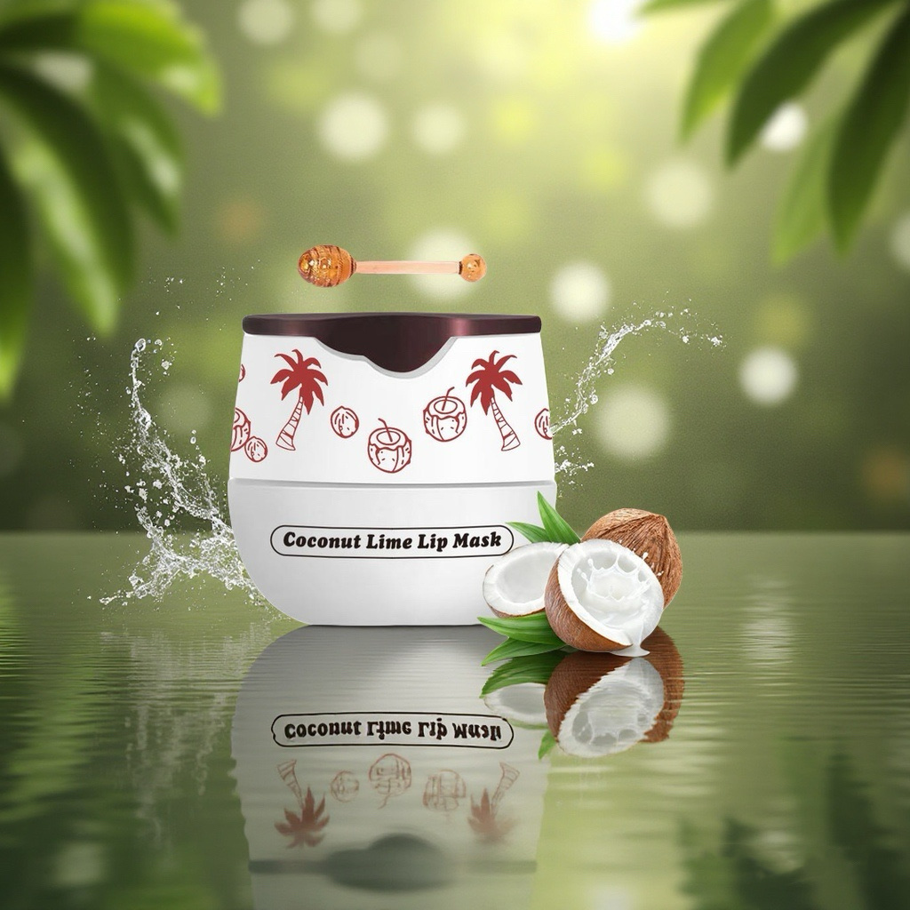DUACJIEO Coconut Lip Mask Moisturizes and hydrates the lips, lip care lip balm hydrates and repairs Lip balm is a perfect lip moisturizing tool Application Scenario