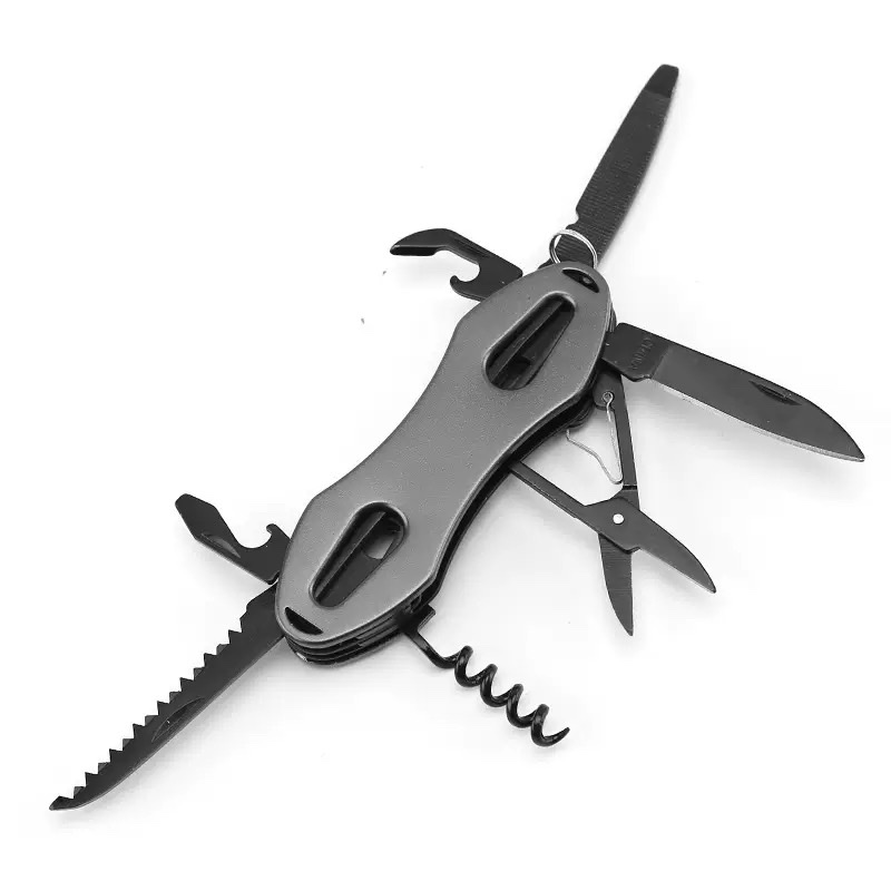 Outdoor tool knife, portable five-in-one, foldable, self-defense, package opening, multi-functional knife and pliers, multi-purpose detail image 2