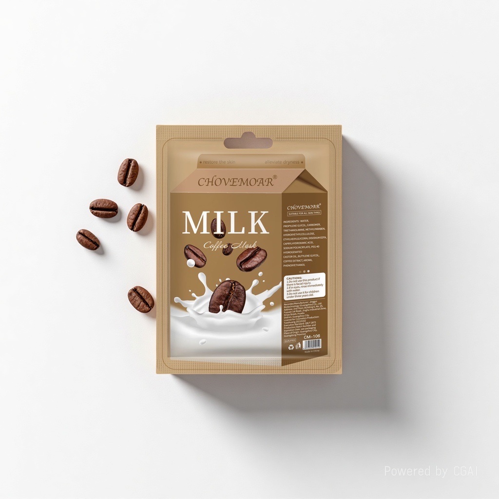 CHOVEMOAR Milk Hydrating MASK VC Brightening Mask to Improve Dullness detail image 3