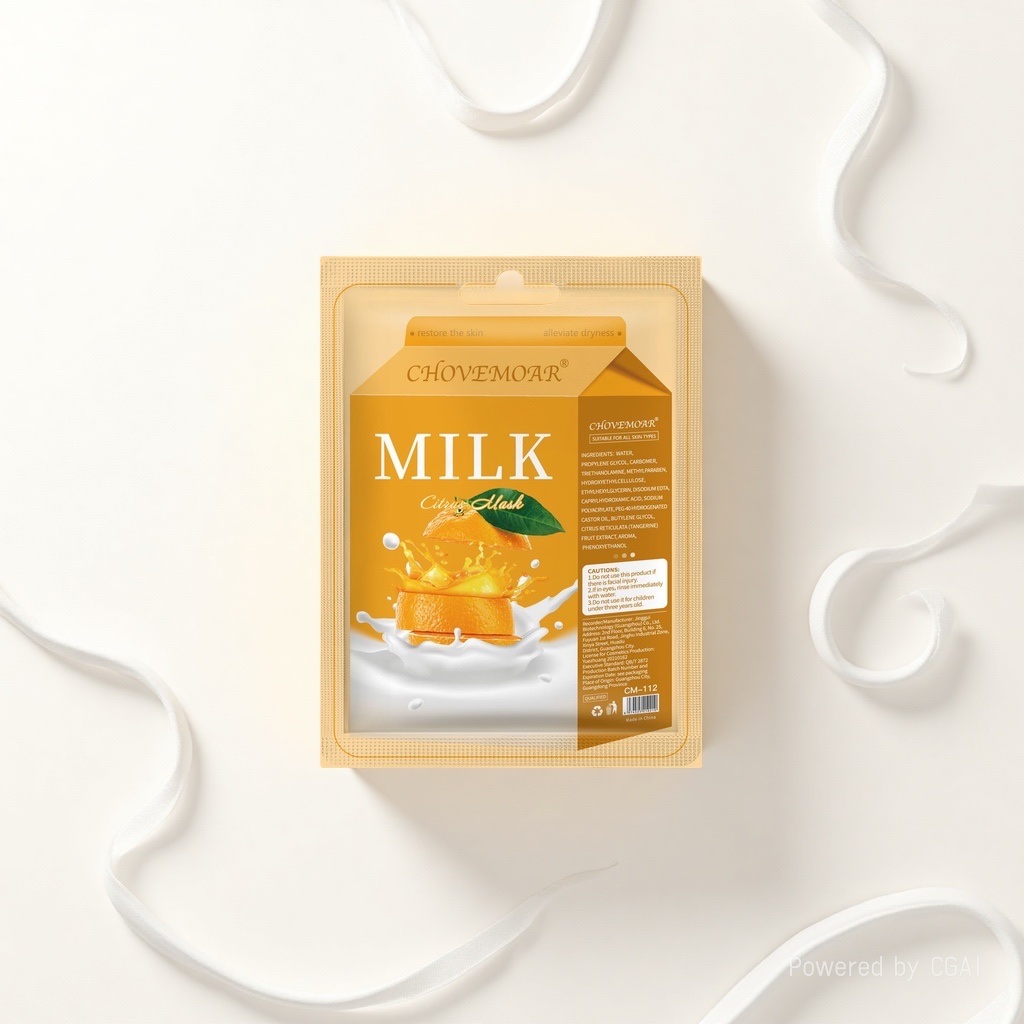 CHOVEMOAR Milk Hydrating MASK VC Brightening Mask to Improve Dullness details Picture