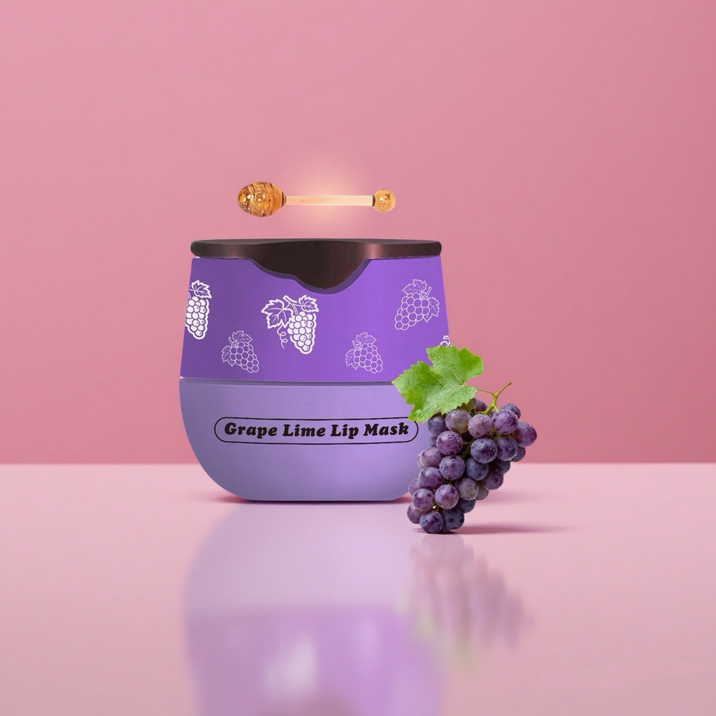 DUACJIEO Grape lip mask Moisturizing and hydrating Lip Balm Repairing Dry and cracked lips Lip Magic Tool Lip Mask detail image 2