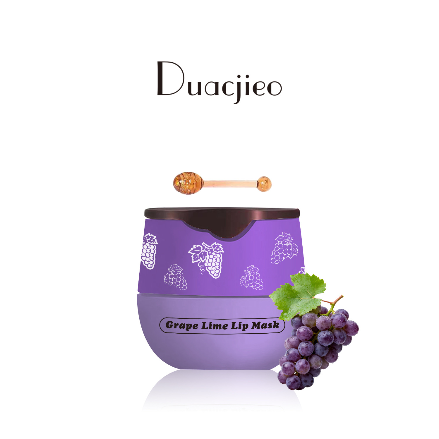 DUACJIEO Grape lip mask Moisturizing and hydrating Lip Balm Repairing Dry and cracked lips Lip Magic Tool Lip Mask