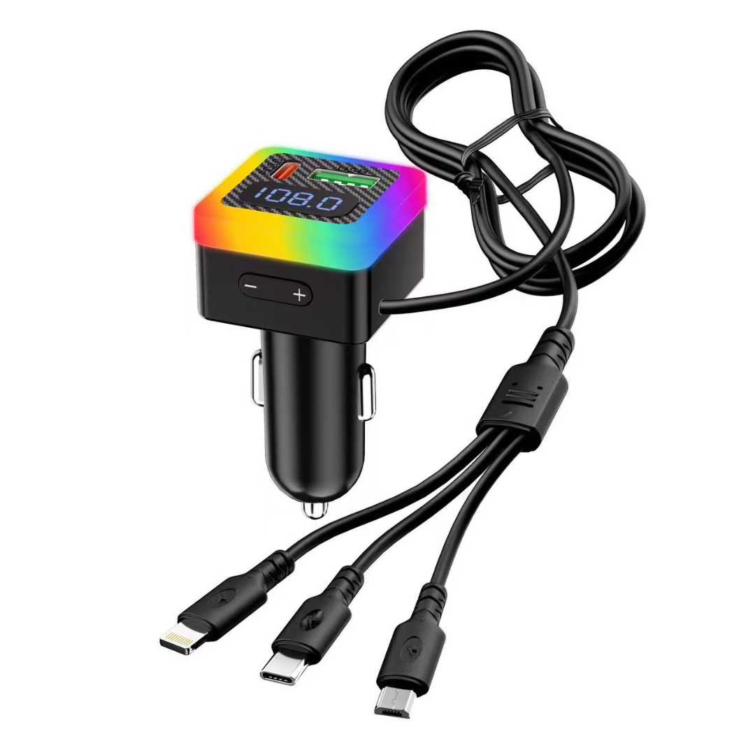 The new M43 car charger features 12-24W fast charging, Bluetooth reception and USB charging