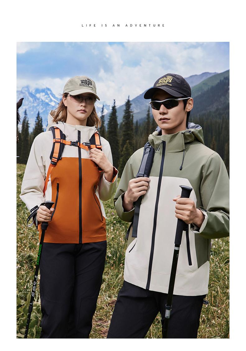 Sports outdoor windbreaker, men's anti-static thin hooded waterproof jacket, casual hiking pants, custom-made outdoor clothing detail image 19