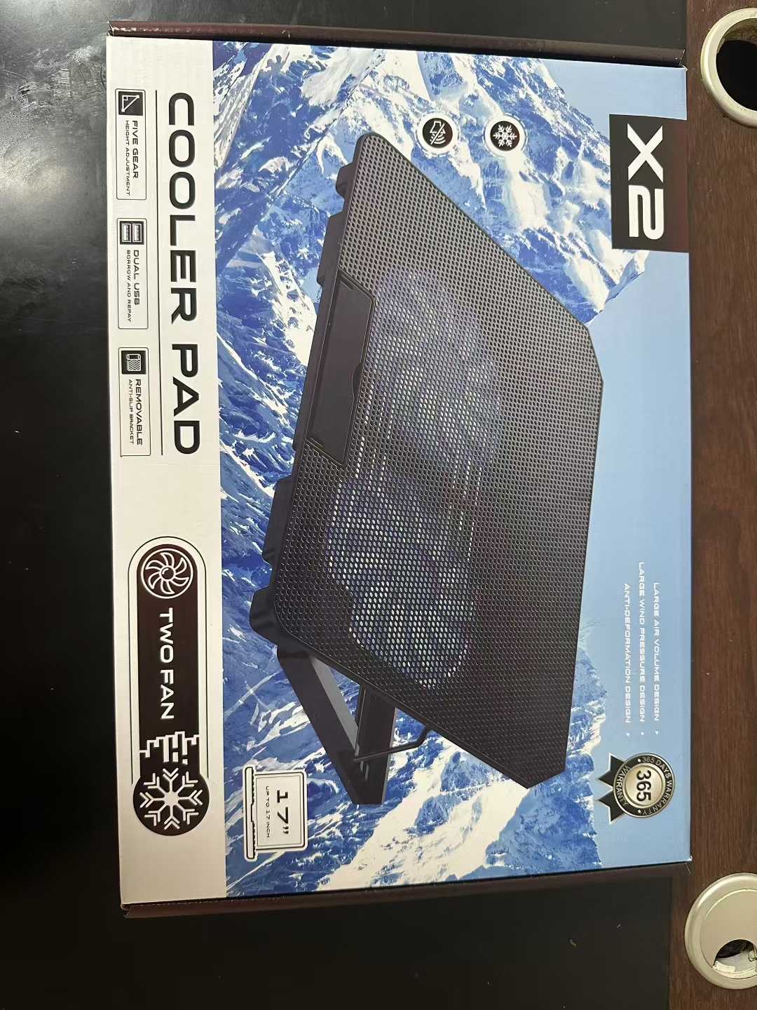 X2双风扇散热器  适用平板笔记本.