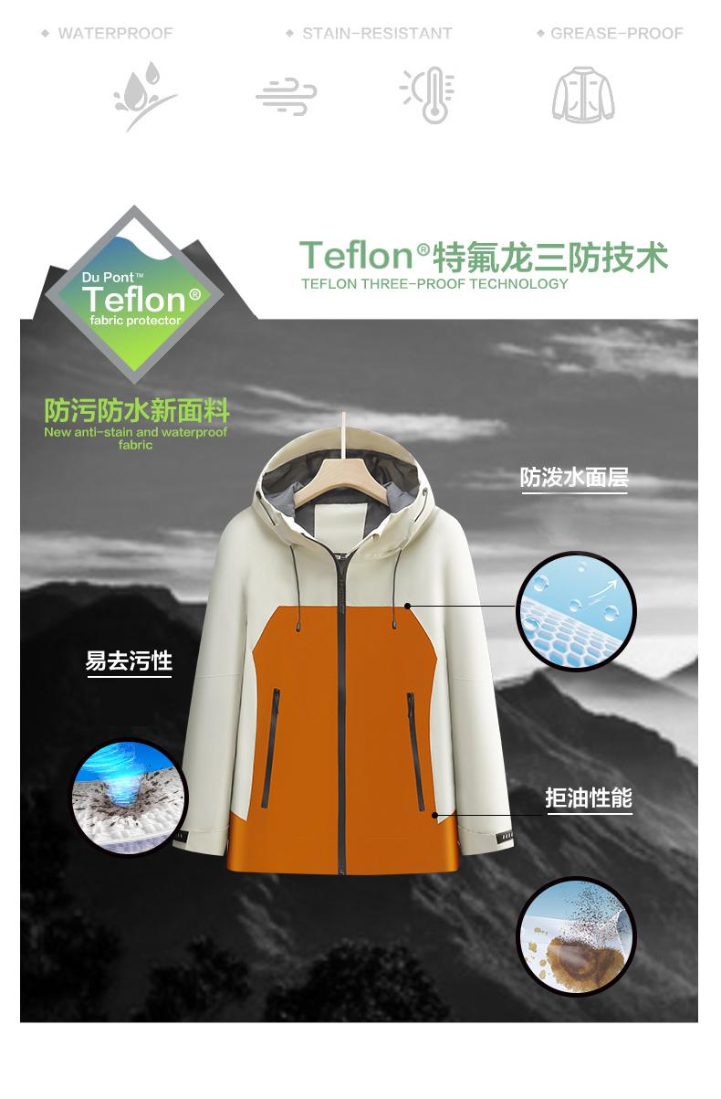 Sports outdoor windbreaker, men's anti-static thin hooded waterproof jacket, casual hiking pants, custom-made outdoor clothing detail image 7