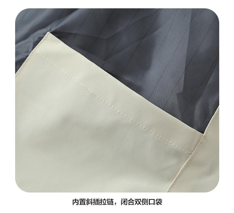 Sports outdoor windbreaker, men's anti-static thin hooded waterproof jacket, casual hiking pants, custom-made outdoor clothing detail image 11