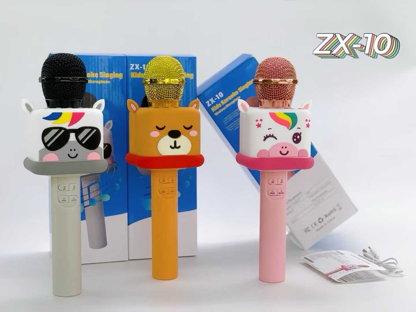 The new ZX-10 handheld wireless karaoke microphone.