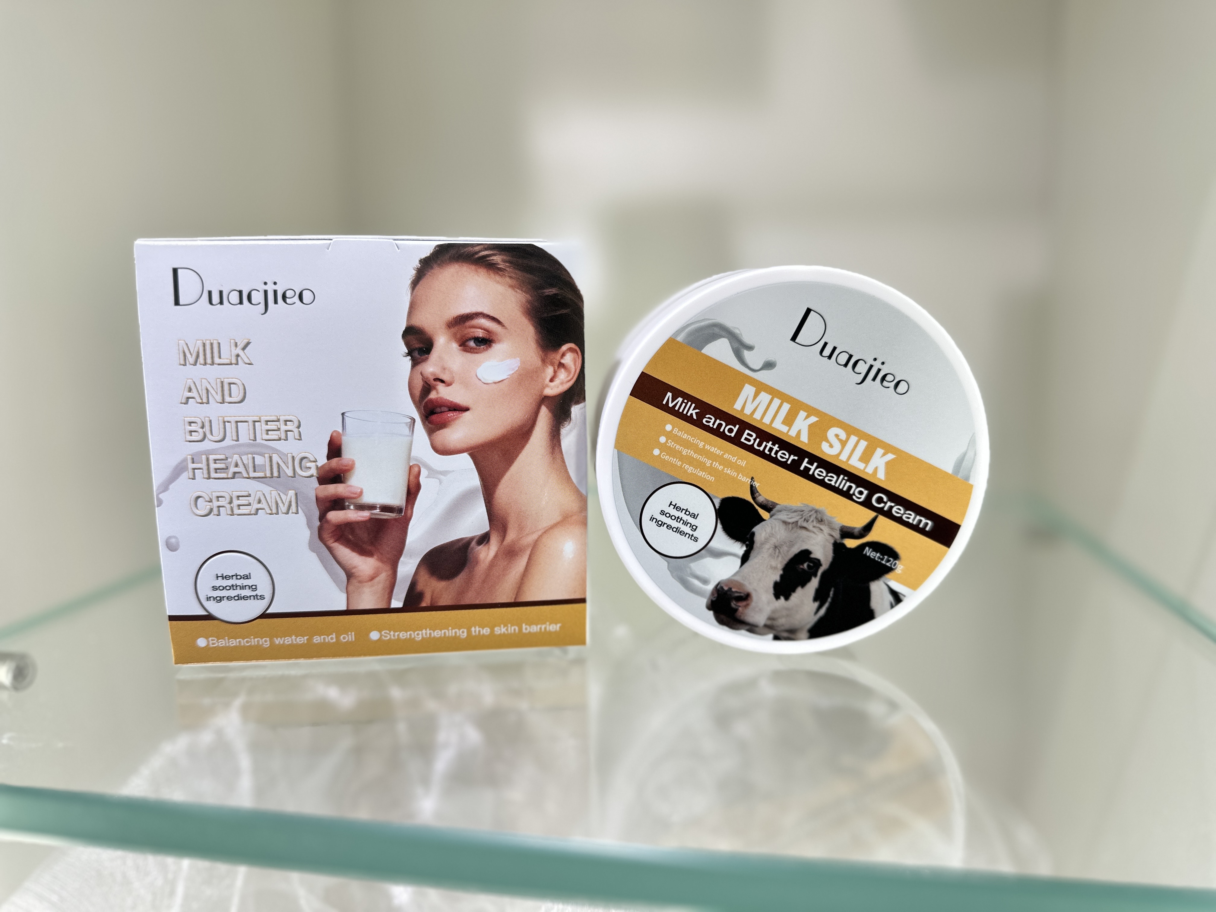 DUACJIEO Milk Highlighter Cream Turmeric Revitalizing Cream Deep Moisturizing Nourishing Cream Brightening and Whitening Cream details Picture