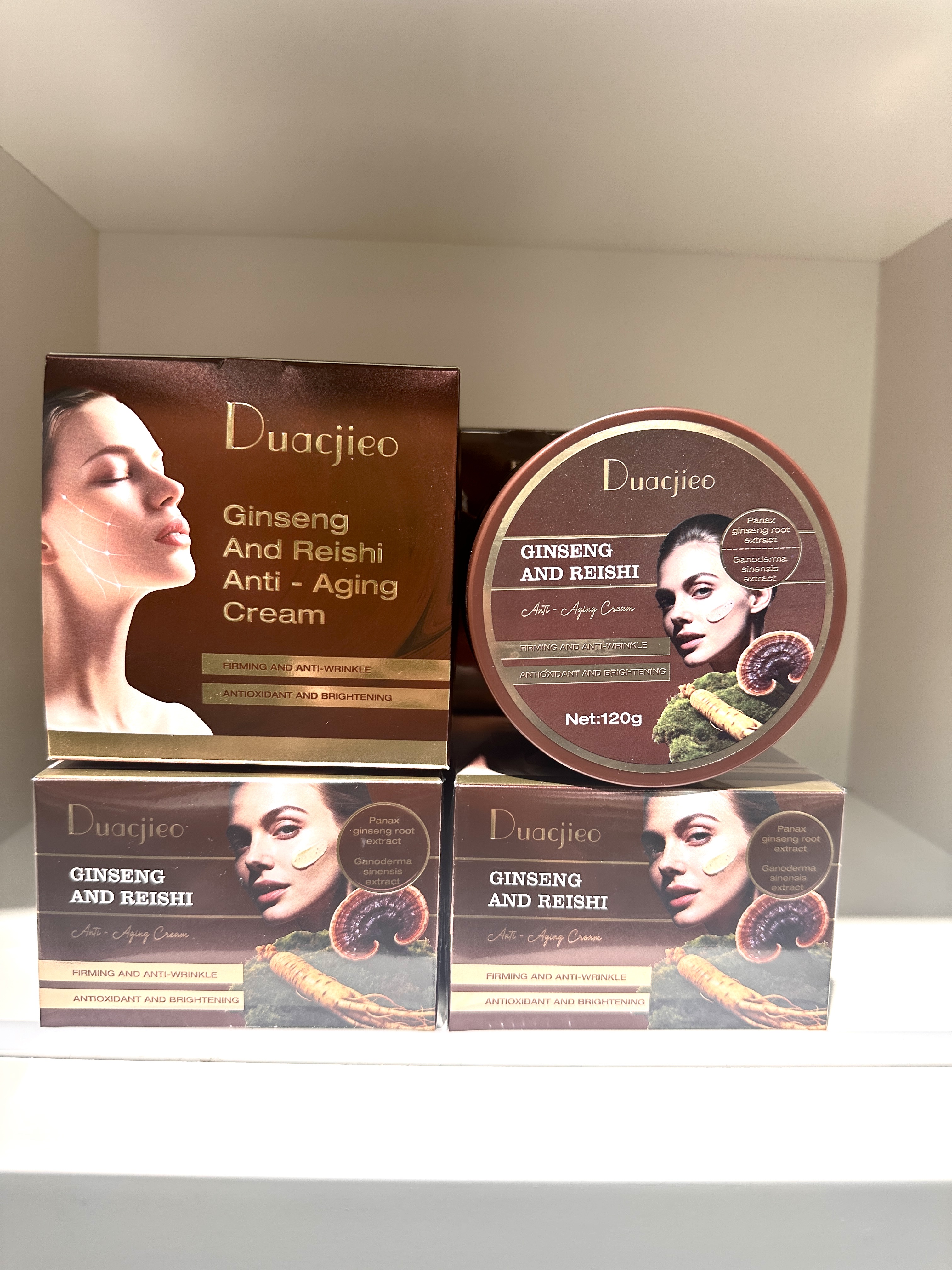 DUACJIEO Coconut Hydrating Cream, Ginseng and Ganoderma lucidum K-Aging Cream, Deep Nourishing and Moisturizing Cream Specification image