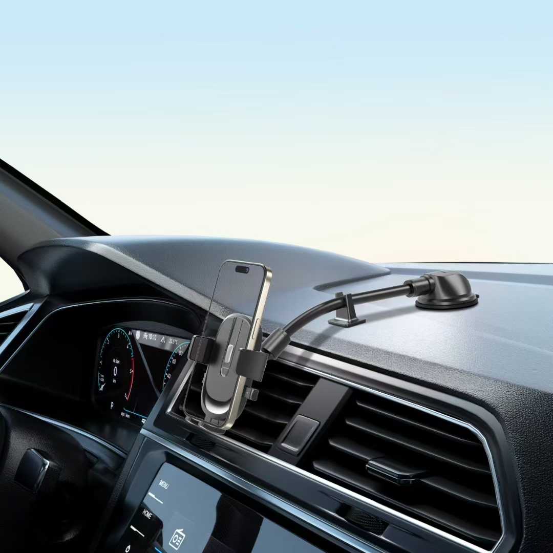 PZ-S014车载手机支架新款汽车玻璃吸盘式导航固定器悬浮支架.详情图2
