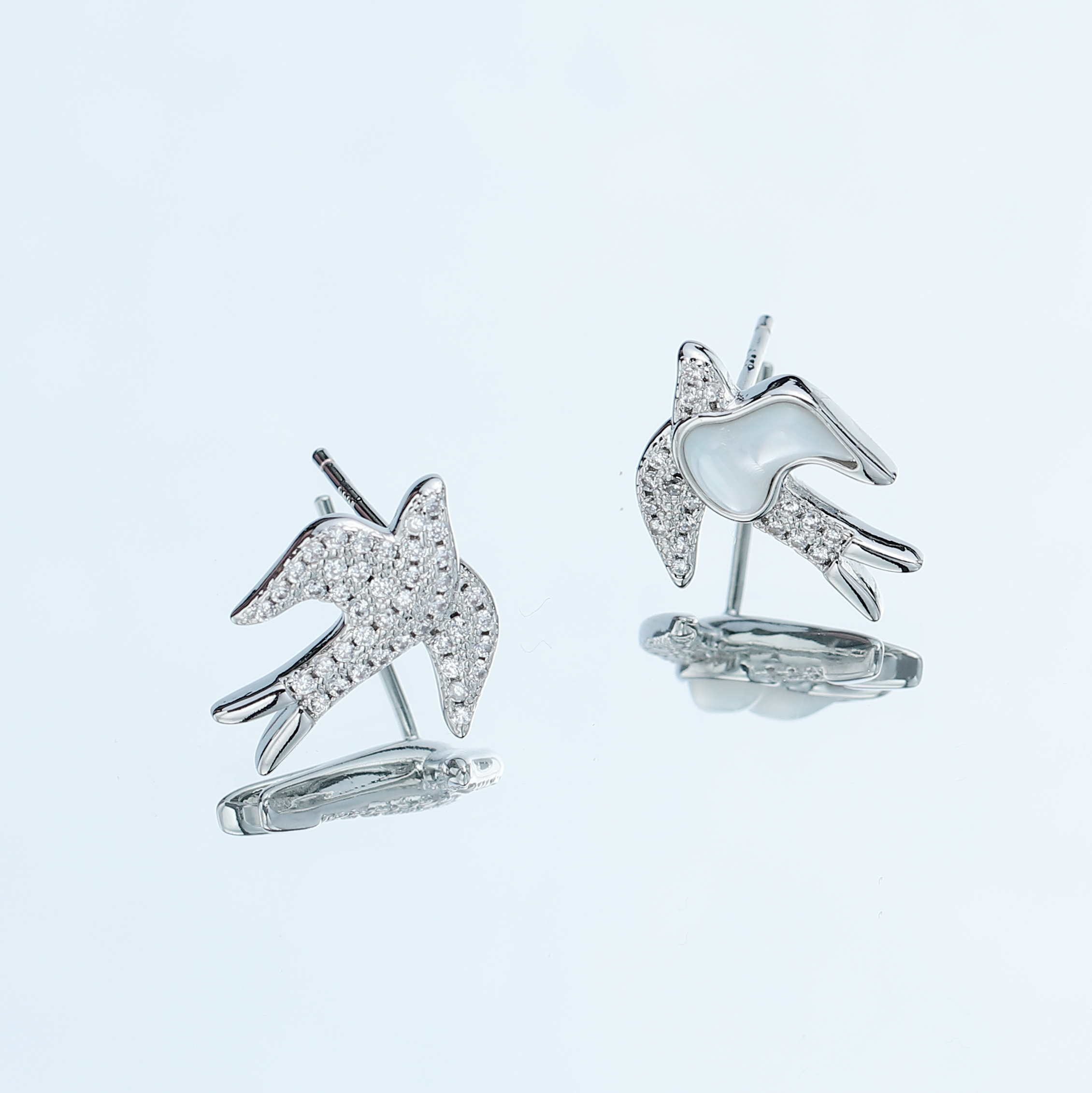 时尚珍珠耳钉耳饰简约耳棒气质百搭女款潮流耳饰品配饰