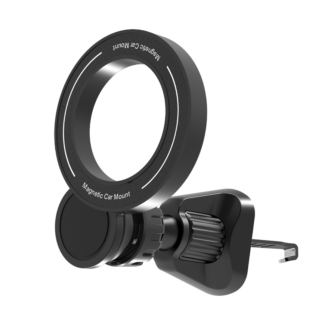 RT-60U 车载支架车内车上电动车汽车出风口用导航磁吸车载支架.