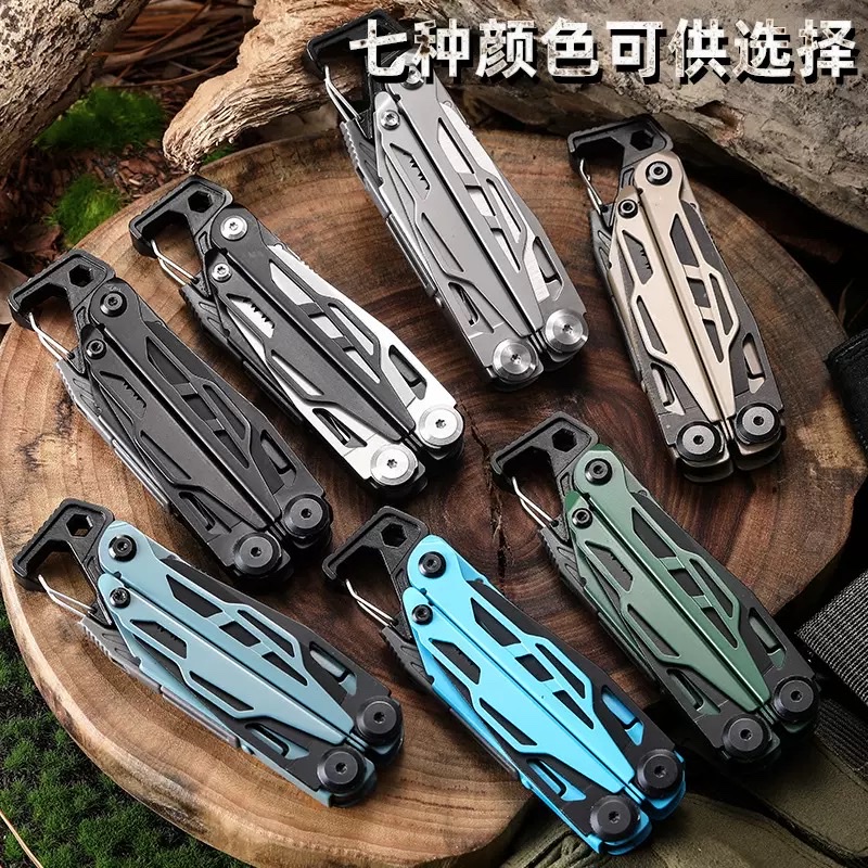 户外多功能刀钳户外小刀随身折叠工具钳野外应急装备露营便携刀具  Specification image