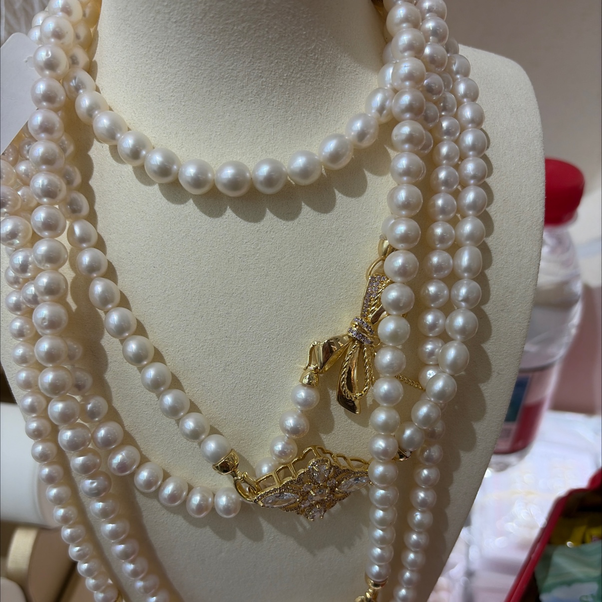 优雅珍珠毛衣项链女挂绳首饰经典款简约时尚百搭礼物