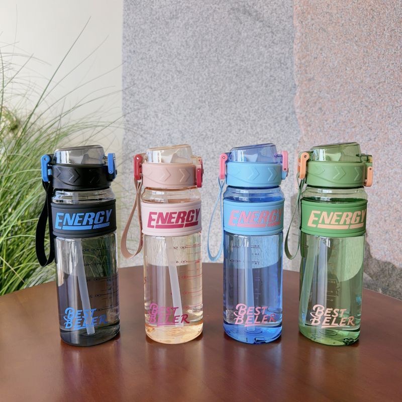 Water cups, other large-capacity straw cups, men's and women's outdoor sports and fitness, high appearance level, portable anti-drop student plastic cups, 780ML, 2131-945 full figure