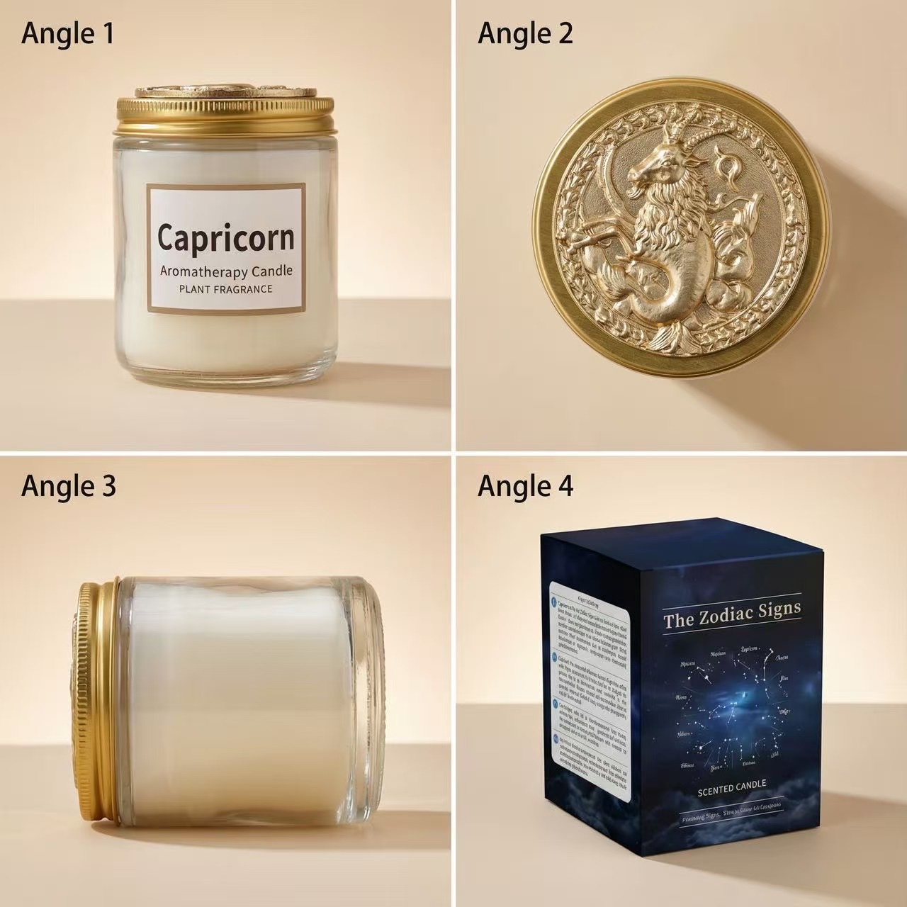Twelve zodiac signs aromatherapy perfumes, aromatherapy candles, scented candles, long-lasting indoor fragrance, relaxing scent, household aromatherapy candles, decorative aromatherapy products detail image 2