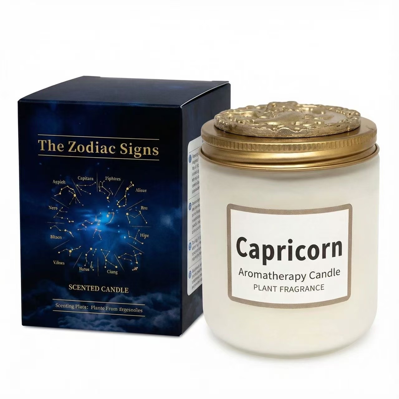 Twelve zodiac signs aromatherapy perfumes, aromatherapy candles, scented candles, long-lasting indoor fragrance, relaxing scent, household aromatherapy candles, decorative aromatherapy products details Picture