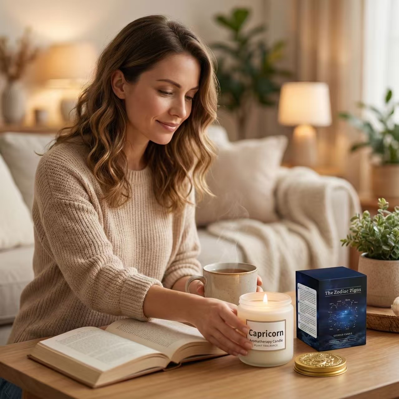 Twelve zodiac signs aromatherapy perfumes, aromatherapy candles, scented candles, long-lasting indoor fragrance, relaxing scent, household aromatherapy candles, decorative aromatherapy products detail image 4