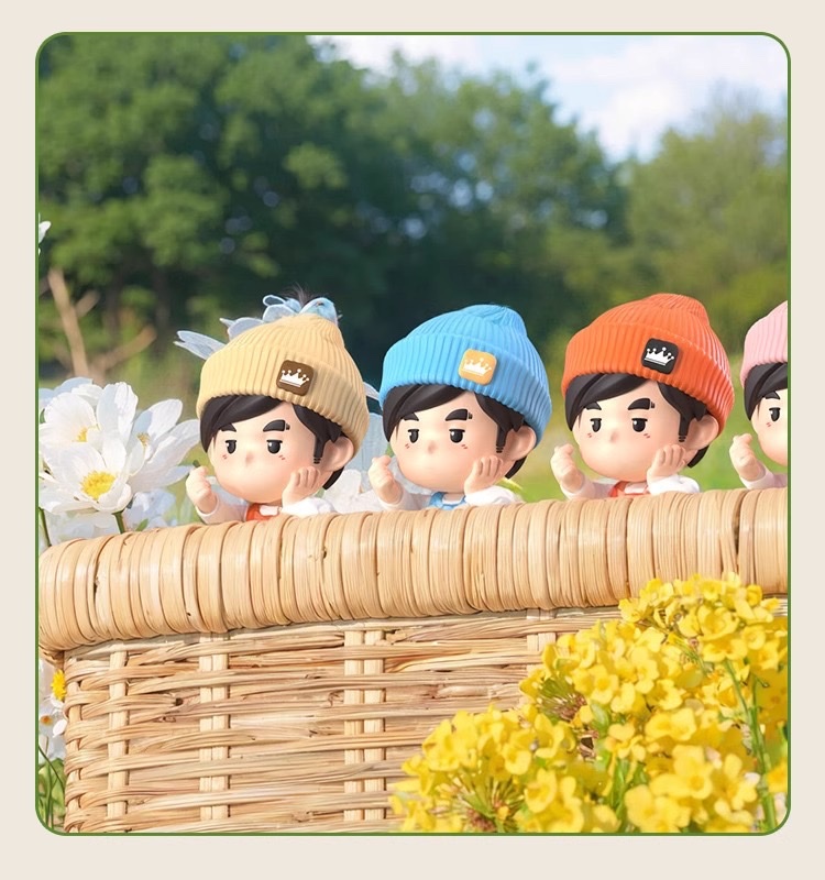 Jay Chou's official authorized Jay Chou's "Papa Papa" series of blind boxes, cute figurines, fashionable car desktop ornaments, and star merchandise details Picture